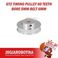 GT2 Timing Pulley 60 Teeth Bore 5mm Belt 6mm