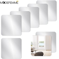 [ Featured ] HD Mirror Sticker for Background Decoration - DIY Square Wall Sticker - Self-adhesive A