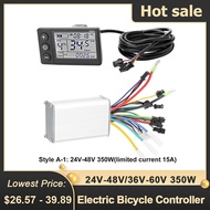 350W Electric Bicycle Controller with LCD Display Panel E-bike Electric E Bike Scooter Brushless Con