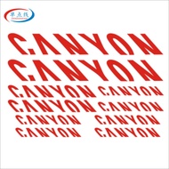 "stock 'Universal CANYON Silkworm Pupa Mountain Bike Road Bike Frame Sticker DIY Reflective Bicycle 