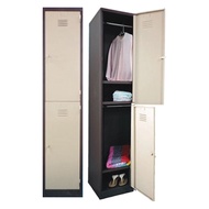 2Compartment Steel Locker Hostel Cabinet | Steel Furniture | Almari Besi | Almari Besi Asrama | PKFurniture