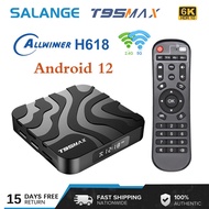 Salange T95Max Smart Android TV Box Android 12 4GB RAM 64GB ROM Allwinner H618 4K 6K HDR10 Dual Wifi Media Player T95Max Set Top Box