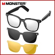 Monster Airmars SG19 Pro Smart Wireless Glasses Bluetooth 5.4 HiFi Stereo Magnetic Frame Anti-blue L