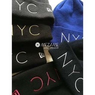 [MEZAME] 15FW NEW ERA NYC New York City 刺繡毛帽 情侶 男女 暖冬小物 Champion 參考 (6款・海外代購)