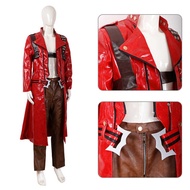 Demon Cry 3 Dante Leather Windbreaker - Perfect for Halloween & Cosplay