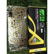 Rantai 415 warna mas colour gold Rantai 415-122L/415-132L Aji Racing Rantai 4suku