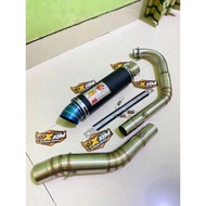 Exhaust RED LEO RL redleo open pipe 35 38 50 for lc135 raider 150 fi carb rs150 brixton 150 fz150i