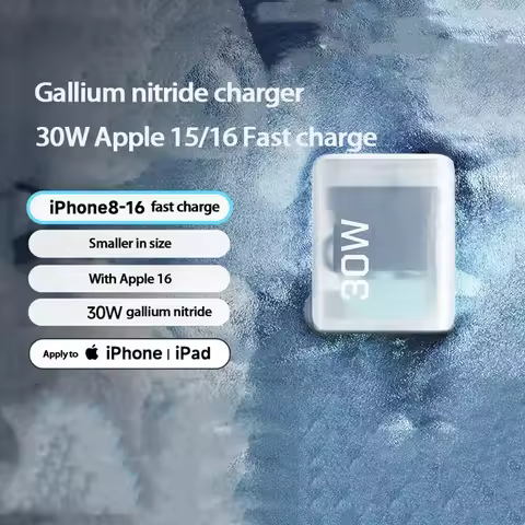 New CUKTECH AC30S E Chargers 30W Gallium Nitride Type-C Fast Charging Head for IPhone16 Mobile Phone