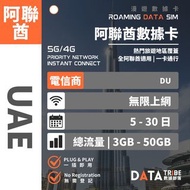 【日數自由選 數據自由選】DATA TRIBE 數據部落 5G/4G 阿聯酋 | 總流量 | 熱門旅遊地區全覆蓋 | 阿聯酋無限數據卡 | 多日數無限數據卡 電話卡 上網卡 SIM卡 DATA卡