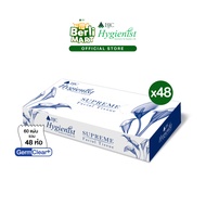 เช็ดหน้าบีเจซีฯ ซูพรีม 60 แผ่นยาว*48 Bjc Supreme Facial Long 60 Sheet กระดาษเช็ดหน้า Facial Tissue