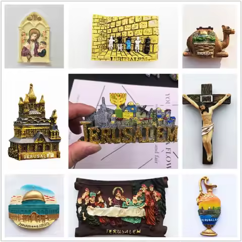 Jerusalem Israel Tourism Souvenir Crafts The National Classic Pot Church of The Holy Sepulchre Waili