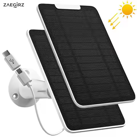 Upgraded 10W ETFE Solar Panel for Eufycam 3/3C/2/2 Pro/2C/2C Pro/E/E20/E40/L20/L40/Solo/SoloCam Spot