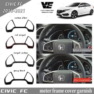 CarRefit Honda Civic fc 2016-2021 Car Meter Cover frame accessories