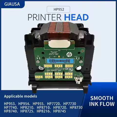 HP952 Printhead Printer Head For HP HP953 HP954 HP955 HP7720 HP7730 HP7740 HP8210 HP8710 HP8720 HP87