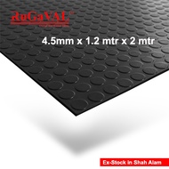 Round Stud Rubber Mat I 4.5mmx1.2meter(Width)x2meter(Length) I Airport Mat I Rubber Floor Mat I Read