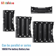 [Serendipity] 3.7V Battery Holder Storage Box / DIY Batteries Clip with Hard Pin / Durable Battery Container 1/2/3/4 Slots Battery Container / 18650 Power Bank Hard Cases