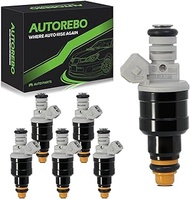 Fuel Injectors Set of 6 Compatible with Ford Ranger 1999-2000 & Mazda B3000 1999-2000, V6 3.0L # FJ3