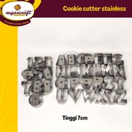 Cookie cutter alphabet letter set Large letter mold alphabet mold