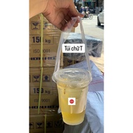 200g/500g/1kg T-SHAPED BAG FOR MILK TEA CUP, TAKEAWAY THICK BRIDGE LID, CONVENIENT TO CARRY, SUPER H