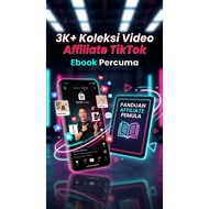 3000++ Koleksi Video Affiliate Shopee Tiktok Produk Viral + Ebook Percuma