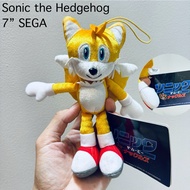 TAILS Sonic The HedgeHog SEGA Plush Doll 7 Inches Most Rare Authentic License Hanging Tag 7/67