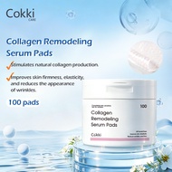 Cokki Moisturizing Gel Toner Pad 100pads Thin Sheets that Adhere to Skin