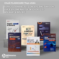 Combo of 6 sets of smart financial learning cards:SMC - SND - ICT - VSA -WYCKOFF- JAPANESE CANDLE
