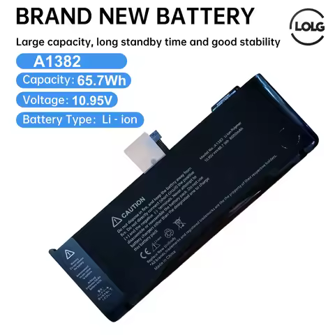 A1382 Laptop Battery For Apple Macbook Pro 15" A1286 2011 2012 Series, + free 2 pcs Screwdrivers
