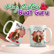 Mug custom - Kado Hari Guru / Hadiah Hari Guru / Souvenir Hari Guru / kado unik / Termurah