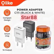 OLIKE C111 (1 jar contains 15) OLIKE C111 5V charger shell/ 1A fast charging ORIGINAL OFFICIAL 1 yea