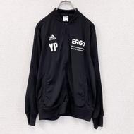 古著adidas運動外套/球衣，黑色，O碼