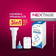 READY STOCK Longsee 2019-NCOV AG (COVID19) &amp; INFLUENZA A/B AG RAPID CO-DETECTION Self Test Kit - Nextage