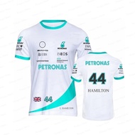 2026 Spring/Summer F1 Racing Enthusiast T-shirt Mercedes AMG Malaysia National Petroleum Theme Hamil