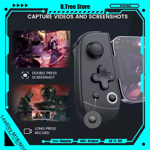 LeadJoy M1B/M1C Gamepad iOS Gaming Controller Joystick for Xcloud , iPhone, GeForce NOW, Genshin Imp