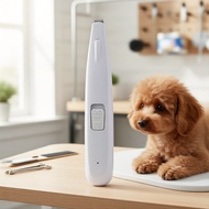 Universal Cat & Dog Paw Shaver, LED-Lit Grooming Clippers with USB-C Fast Charge, Quiet Trimming Pet