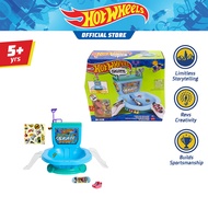 Hot Wheels Skate Flush & Go Skate Bowl ฮอตวีลส์สเก็ต ชุดแรมป์ชักโครก ของเล่น HXL16 VN