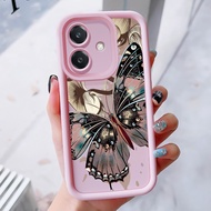 Case For OPPO A3 4G A3 Pro 5G A3X 4G A3X 5G A40 A60 5G Three-Color Butterfly Phone Silicone Shockpro