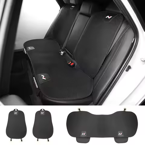 Car Seat Ice Silk Cushion Breathable Backrest Protector Cover Interior For Hyundai N Line Performanc