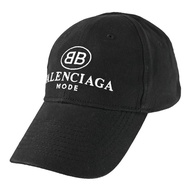 BALENCIAGA 巴黎世家 513282 品牌LOGO棉質MODE棒球帽.黑