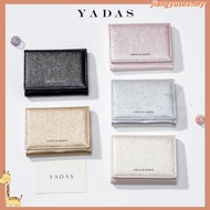 Tracey Denim Textured Bifold Vegan Leather Short Wallet