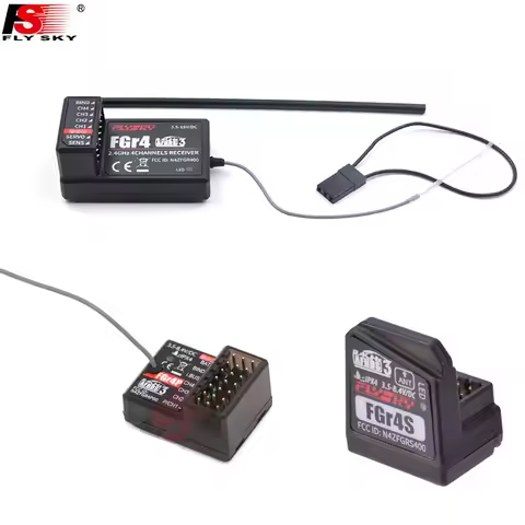 Flysky FGR4 FGR4S FGR4P built-in Single Antenna Bidirectional Receiver PPM/IBUS/PWM For Flysky FS-NB