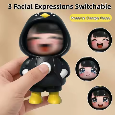 Gugugaga Penguin Keychains Anti-stress Keycap Keychains Cute Penguin Girl Keyrings Bag Charms Gifts 