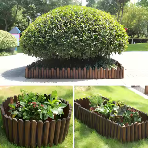 Agricultural wood anti-corrosion fence, made of New Zealand pine wood, with wooden spikes as the fen