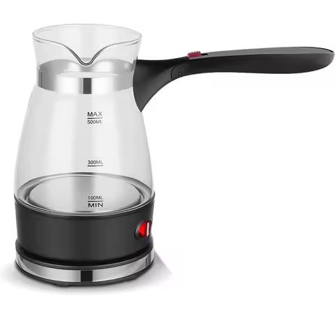 【NEW A39M】 Electric Coffee Machine Turkish Style, Cofee Maker With Handle, 500 Ml Electric Pot,Espre