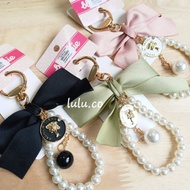 GANTUNGAN Barbie pearl ribbon keychain GK040