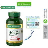 Viên uống dầu cá trợ tim sáng mắt Nature’s Bounty Fish Oil 1400mg 130 Viên