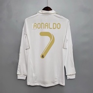 09-10 10-11 11-12 Season Real Madrid Retro Long Sleeve Home Away Jersey Football CR7 Ronaldo Kaka Sh