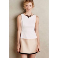 Maeve by Anthropologie Gold Dipped Mini Dress Size 2 (*There Is One Hole On The Right Arm And The Th