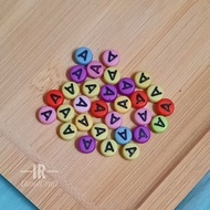 Alphabet Beads/Manik Huruf Rainbow Beads