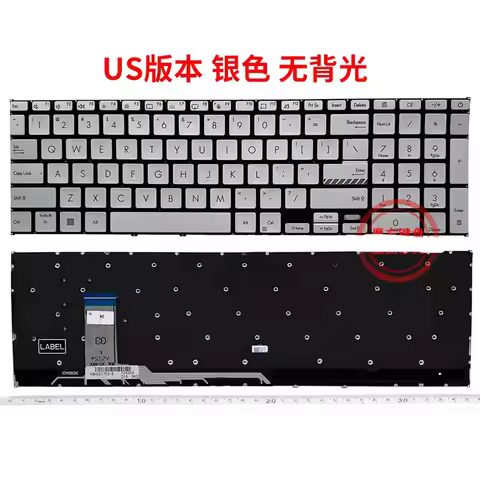 US Laptop Keyboard for ASUS Vivobook 17 X1702 X1702Z X1702ZA X1703 X1703ZA